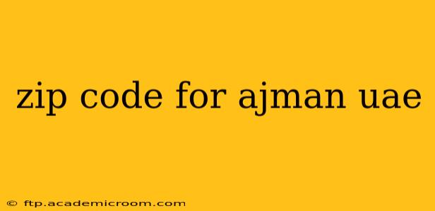 zip code for ajman uae