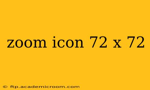zoom icon 72 x 72